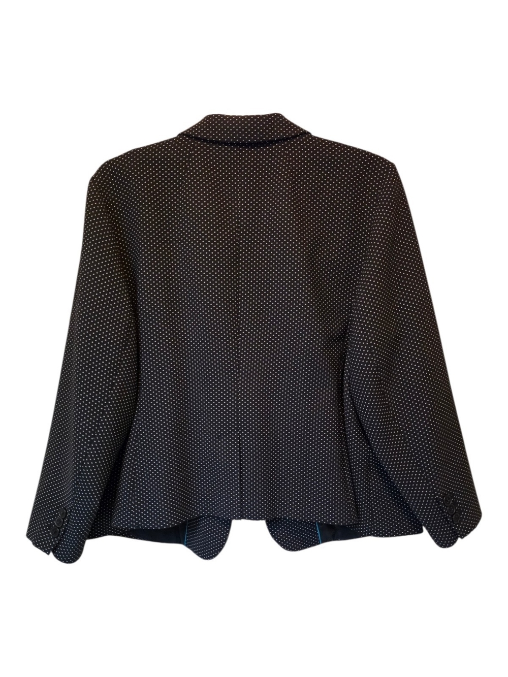 Talbots Black Blazer with White Polka Dots Size 22W - Picture 5 of 5